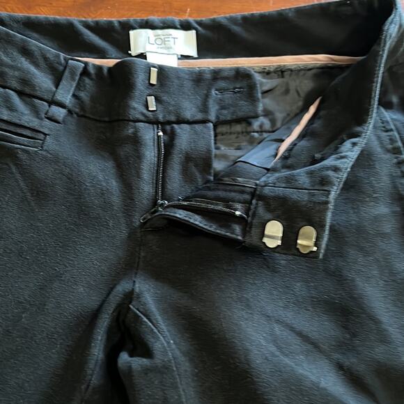 Ann Taylor Loft Petite Marisa 0P Black Jodhpurs Riding Pants - Picture 6 of 10